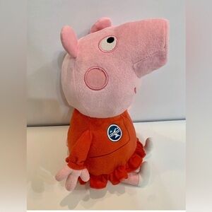 ABD Ltd Peppa Pig 13.5" Tourist Plush Super Soft Stuffed Animal -No Accessories